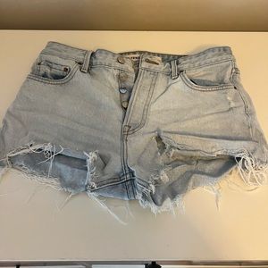 GRLFND DENIM Helena High Rise Cut Off Short / Palm Springs